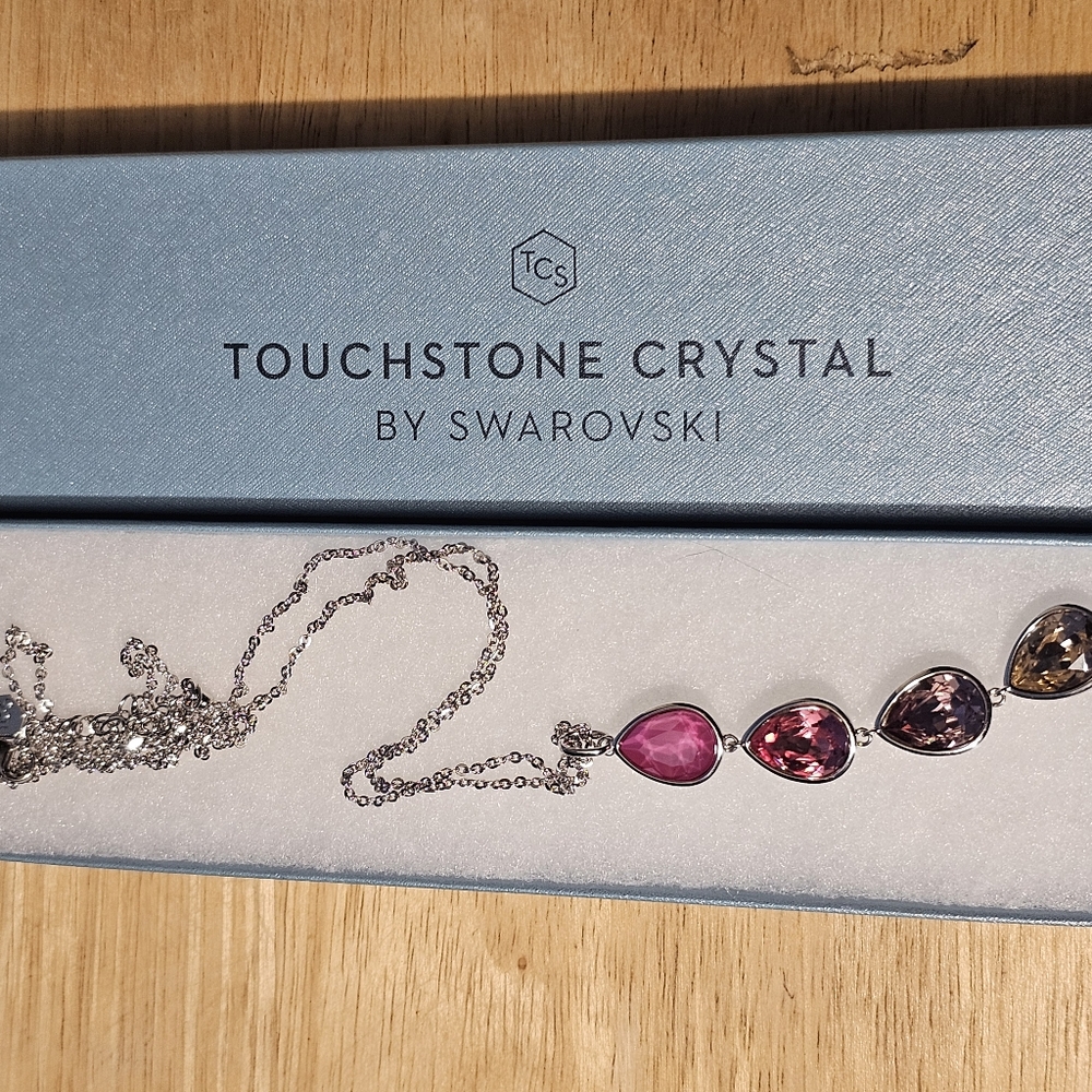 - In Bloom pendant Swarovski Touchstone Crystal - in box